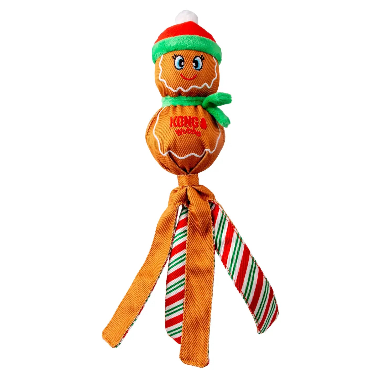 Kong Holiday Wubba™ Gingerbread Man Dog Toy Lg