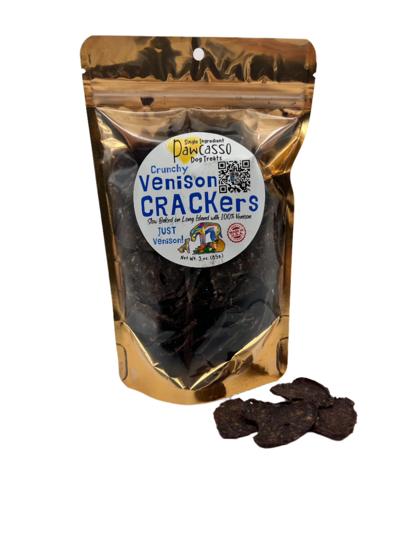 Crispy Venison Crackers