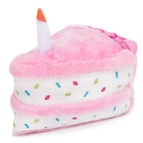 Zippypaws Birthday Cake Pink