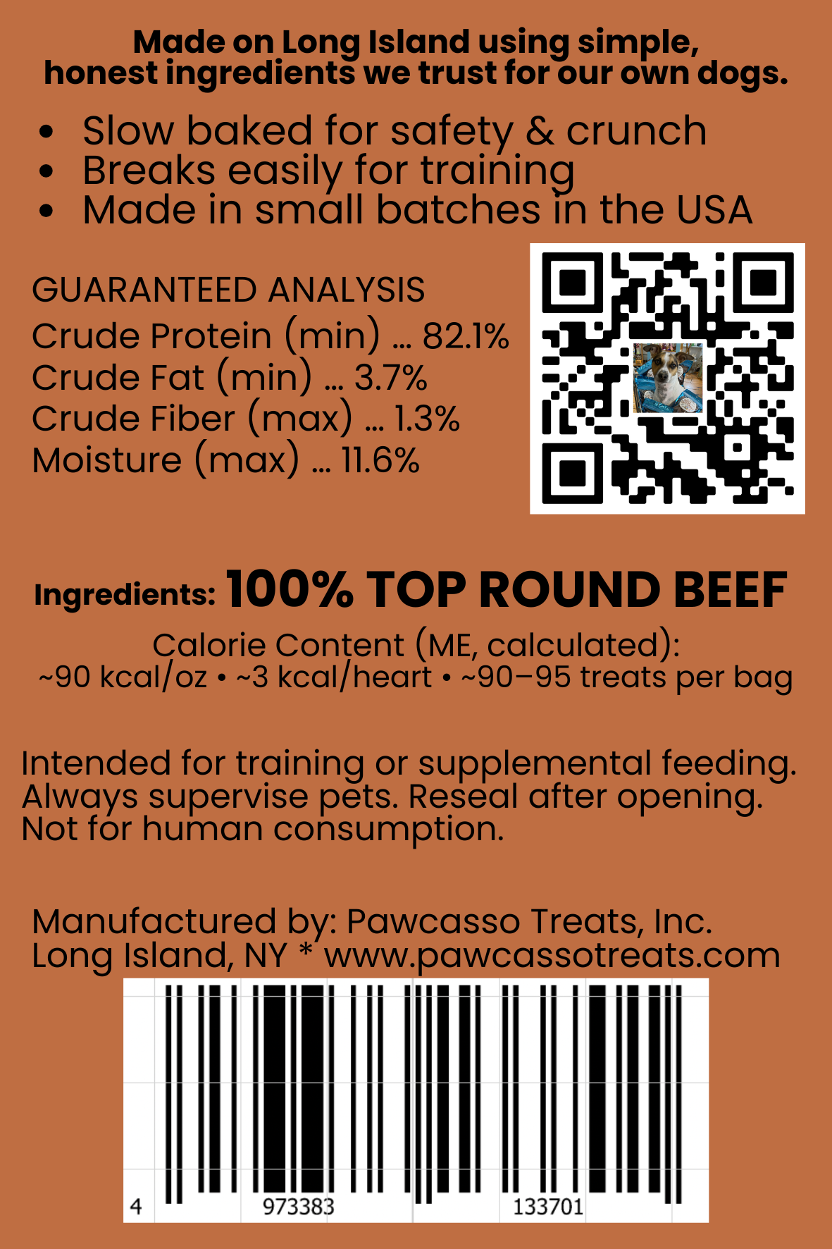 Beef CRACKers Dog Treats