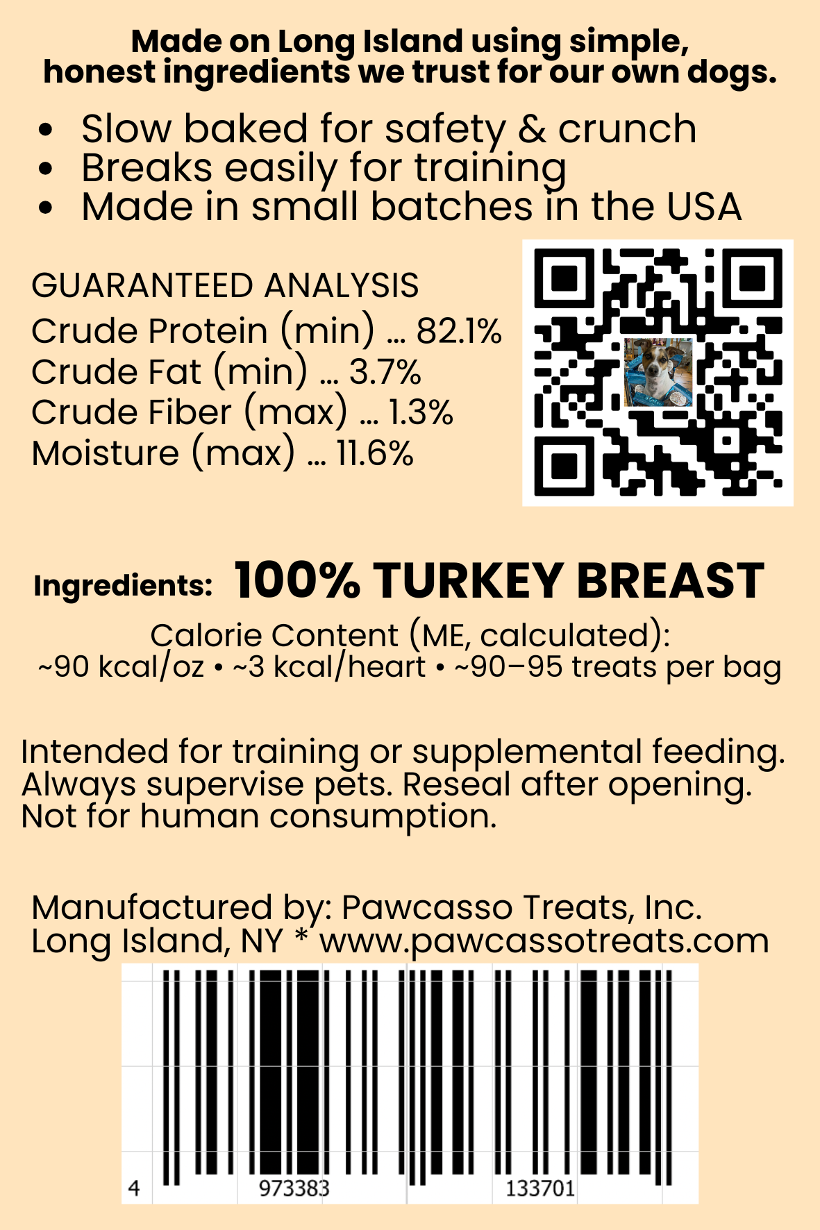 Turkey CRACKers Dog Treats