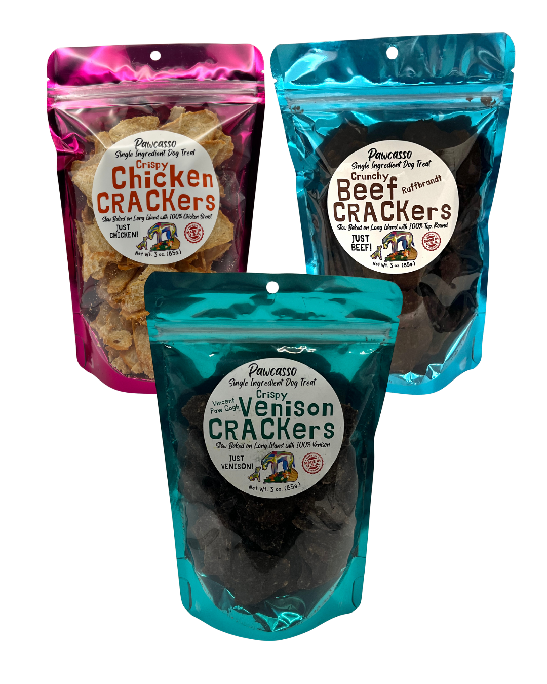Chicken, Beef & Venison 3-Pack Bundle